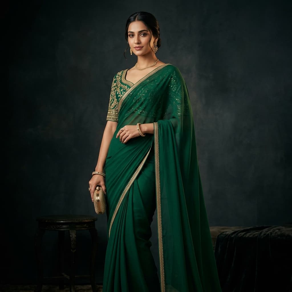Mysore Crepe Silk Saree